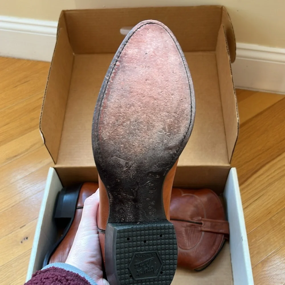 Men’s Dark Brown Marbled Deerlite Justin Boot Co - Picture 7 of 7